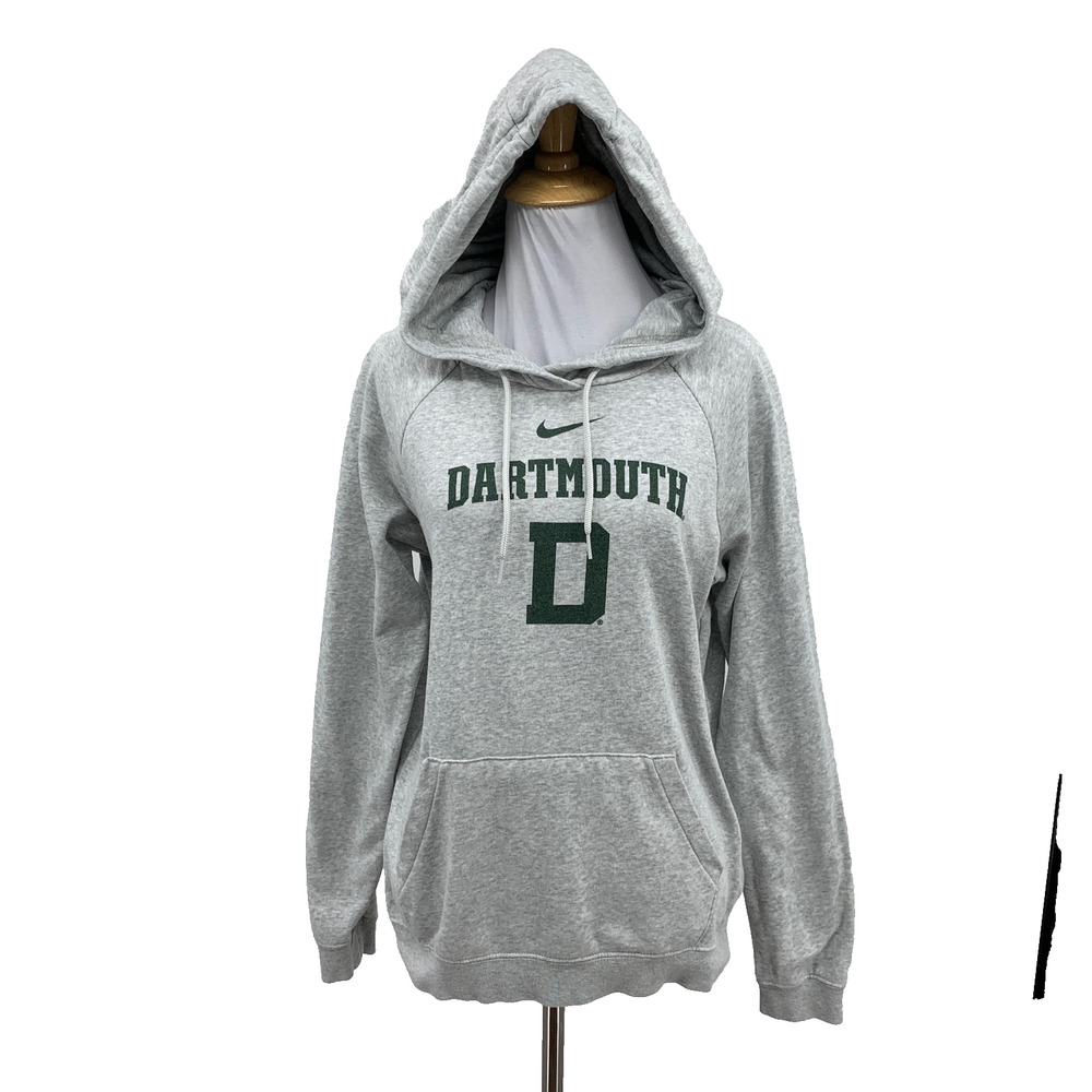 Dartmouth College Hoodie Womens S Small Gray Varsity Fleece Sweatshirt Nike